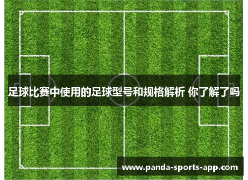 足球比赛中使用的足球型号和规格解析 你了解了吗